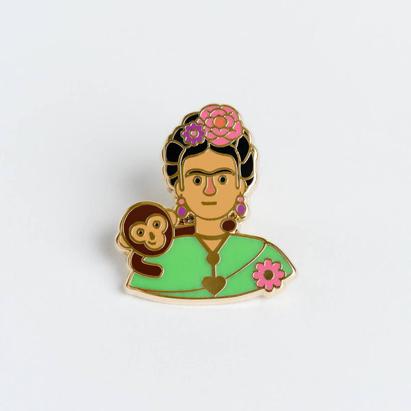 Pon's Frida with a monkey