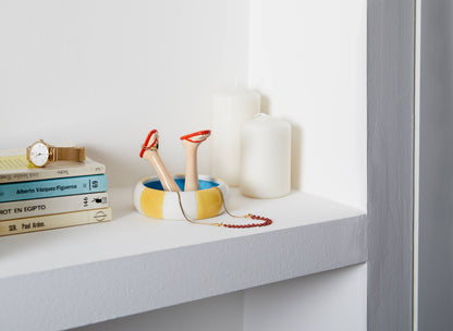 Ring holder, Happy Legs Summer, ceramic