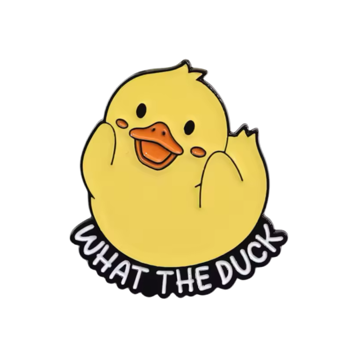 pins canard jaune what the duck