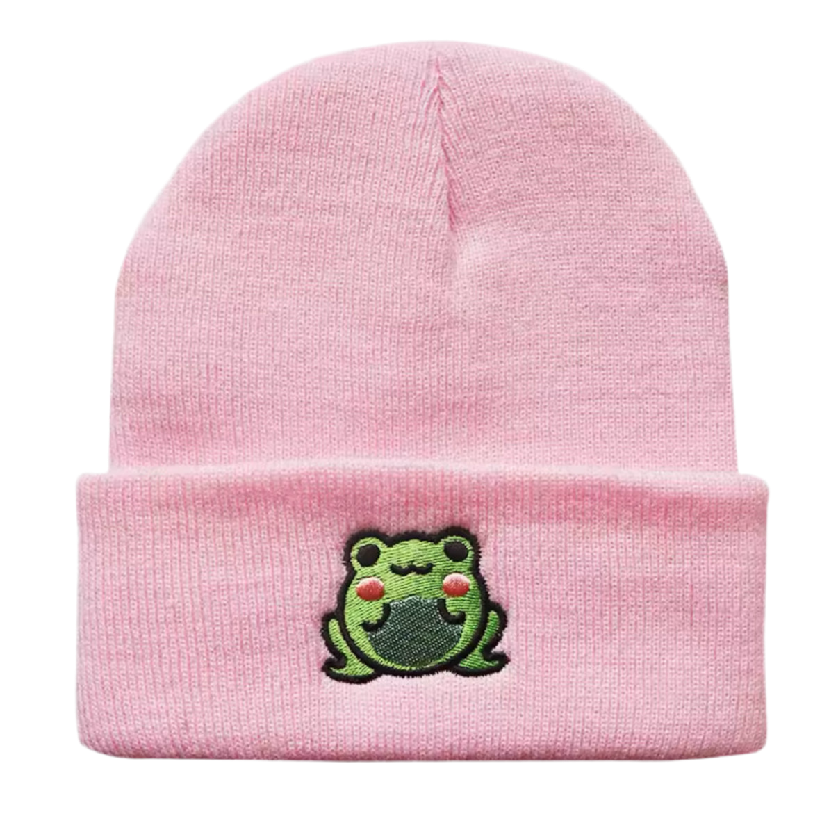 Embroidered Kawaii Frog Hat