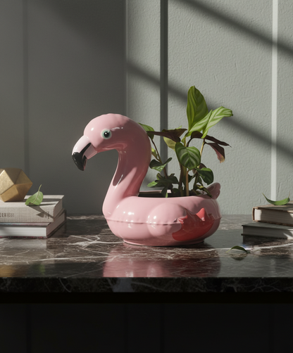 Floating Flamingo Pot