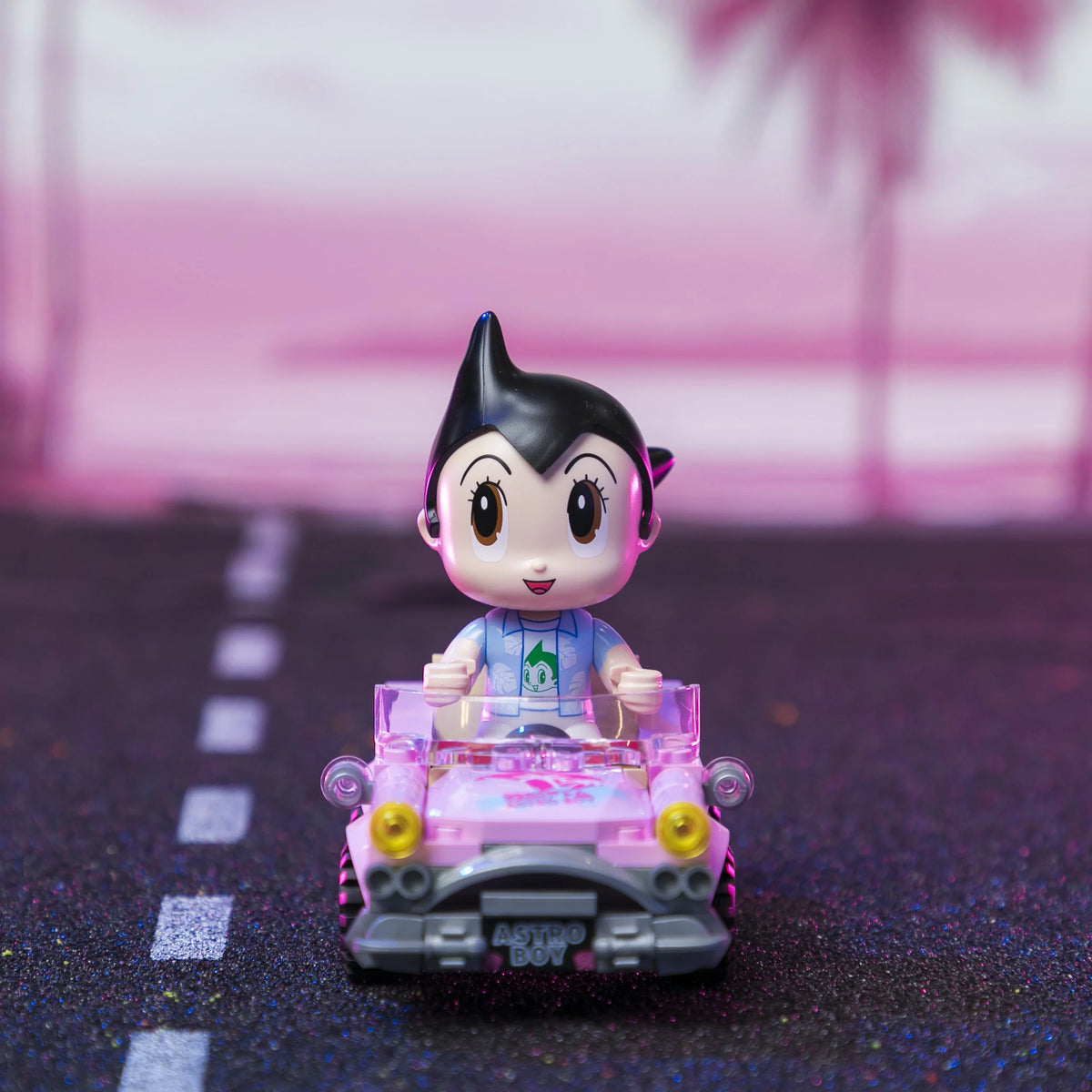 Astro Boy Construction Set - Pink Vintage Car