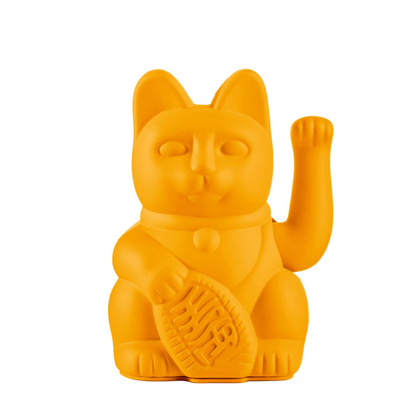 Chat Chanceux Jaune Profond