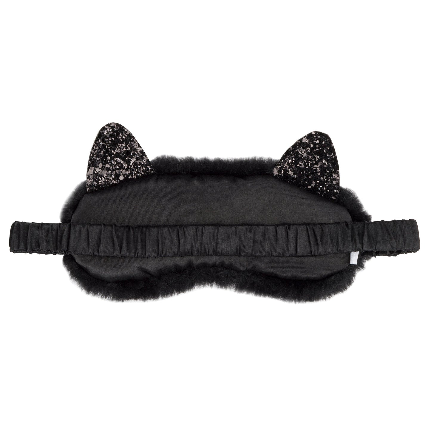 Plush Cat Sleeping Mask - Black Cat