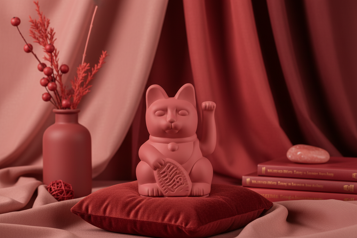 Mini Chat Chanceux Baie Rouge