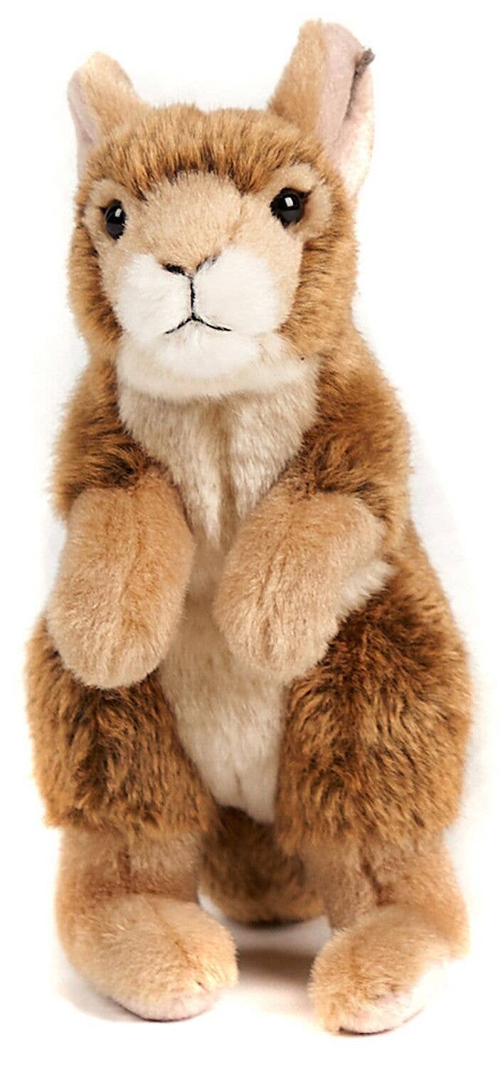 Standing baby kangaroo plush toy