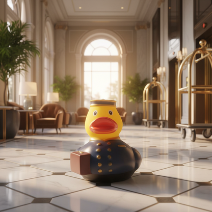 Blue Groom Duck