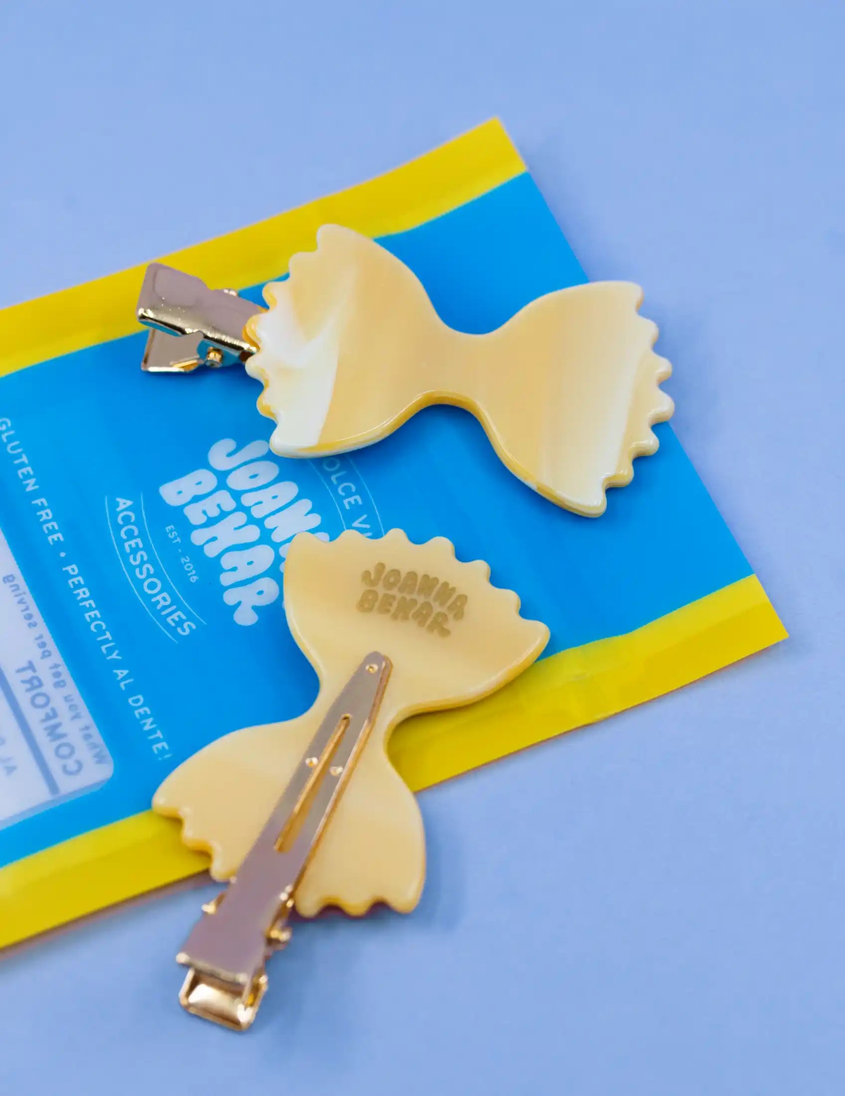 Farfalle – pâtes italiennes en nœud papillon pinces à cheveux sans pli | Joanna Behar – vue 2