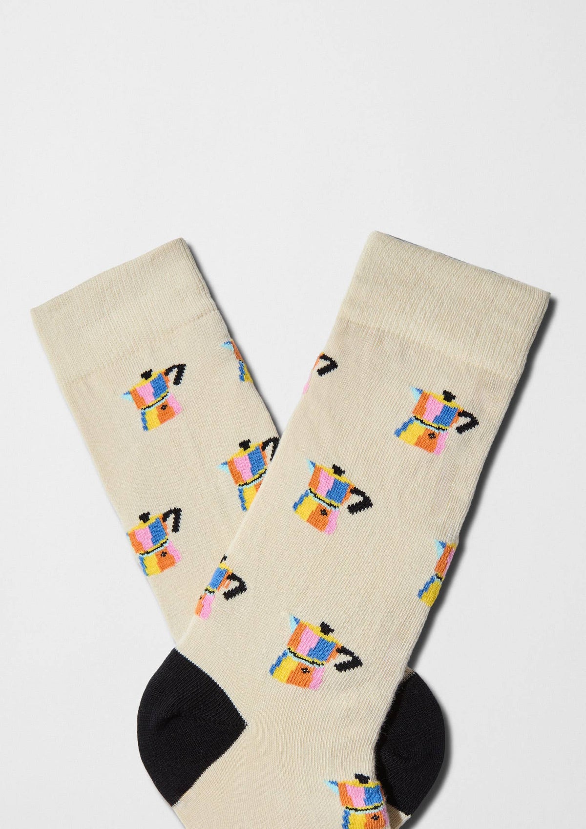 BeMokaPot - Chaussettes 100 % coton biologique