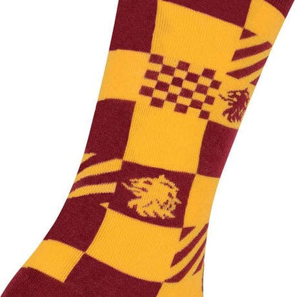 Unisex Cotton Mid-Calf Socks. Griffi Bordeaux