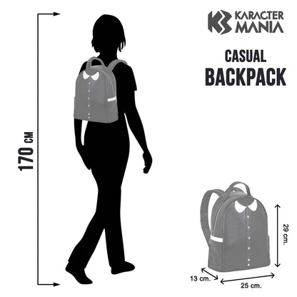 Mercredi Varsity Casual-Sac à dos Casual, Noir