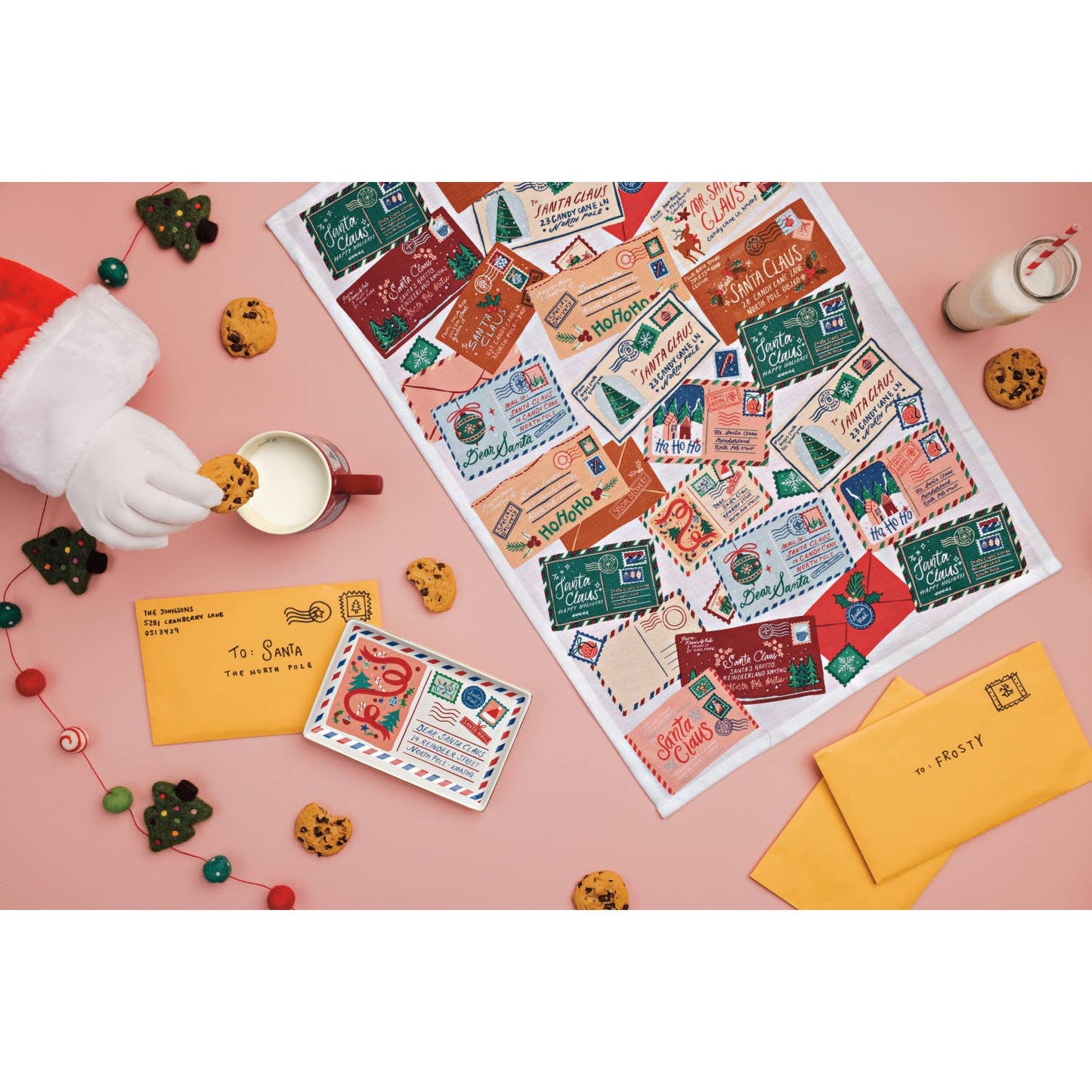 Jubilee Santa Mail kersttheedoek