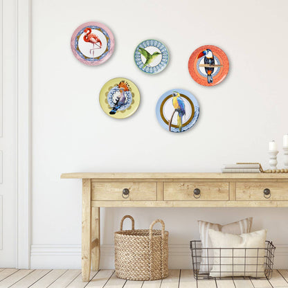 Assiette Murale Mandala Toucan