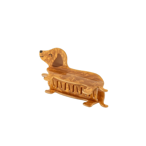 Dachshund hair clip