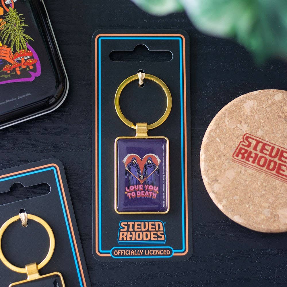 Porte-clés "Love You To Death" par Steven Rhodes