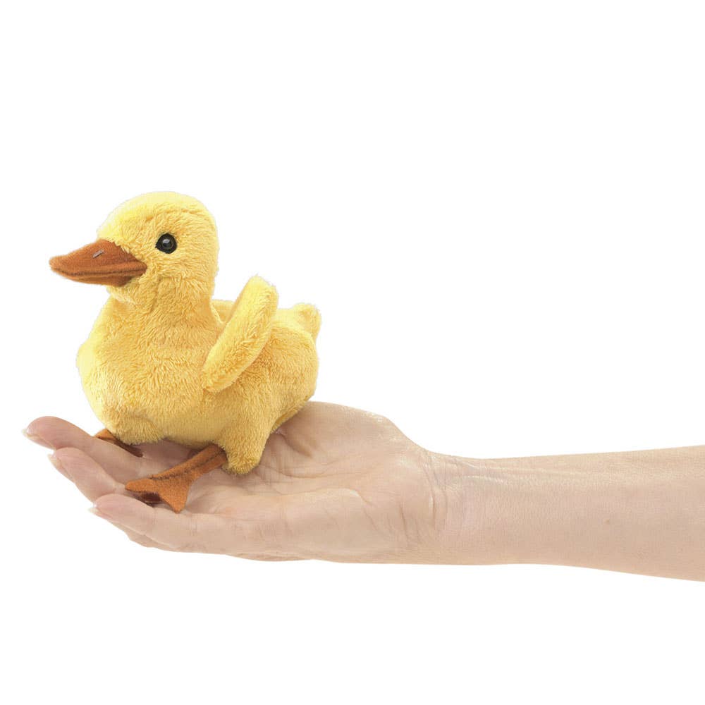 Duck finger puppet