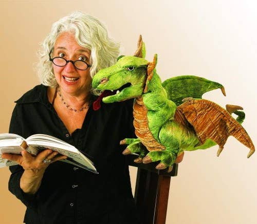 Lindworm Dragon Hand Puppet
