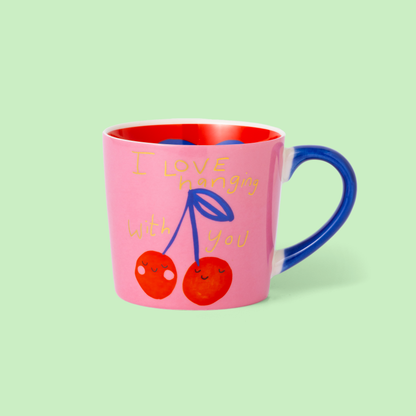 Cherry Mug "I like going out with you"