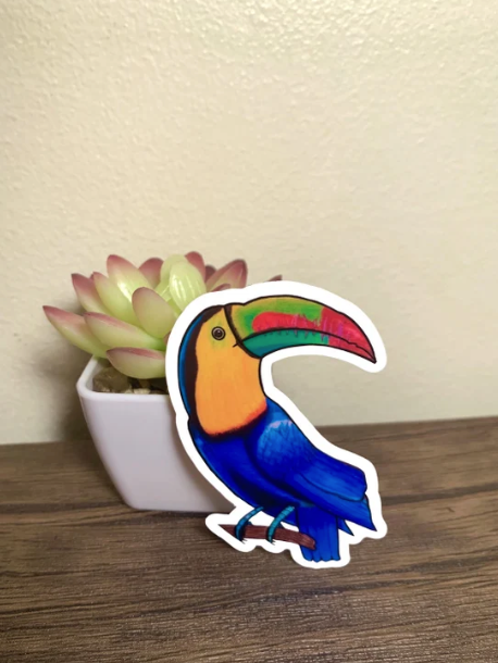 Autocollant Toucan