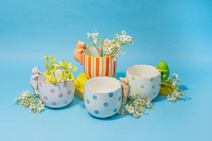 Playful Frog Planter
