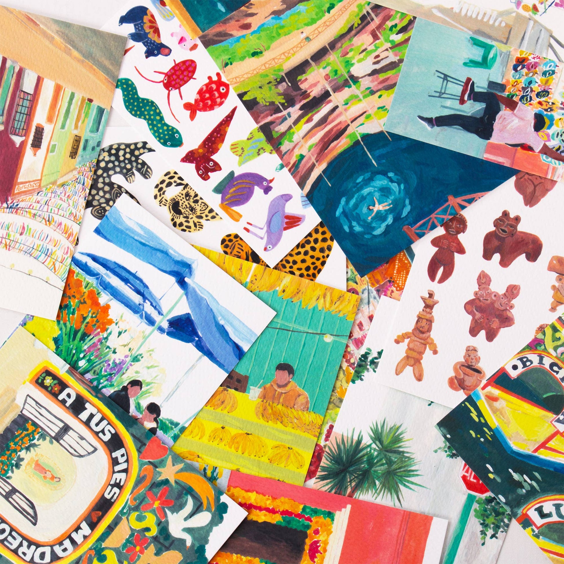 Lot de 15 Cartes Postales du Mexique Helio Ferretti Vue 2