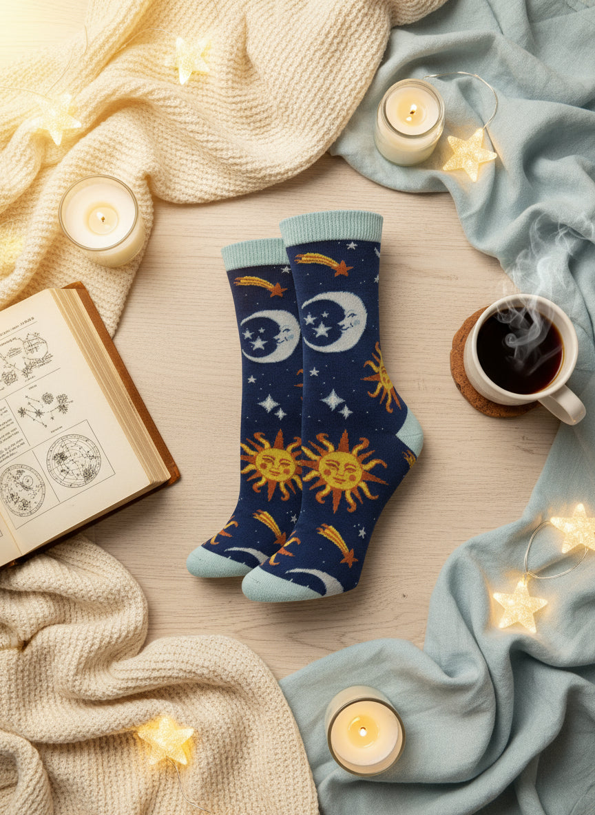 Bamboo Socks Starry Night