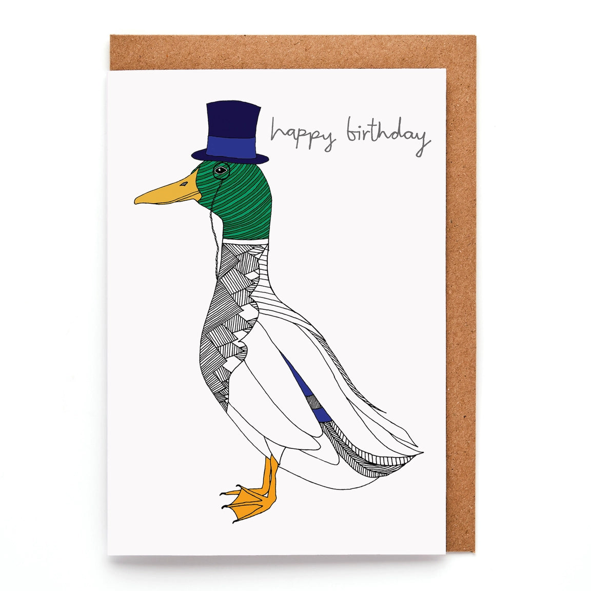 Mr Mallard Happy Birthday Card