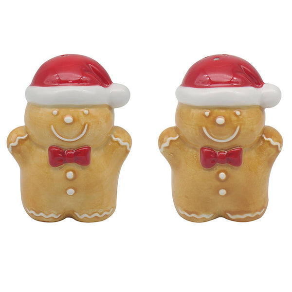 Salière et poivrière Petits pains d'épice de Noël