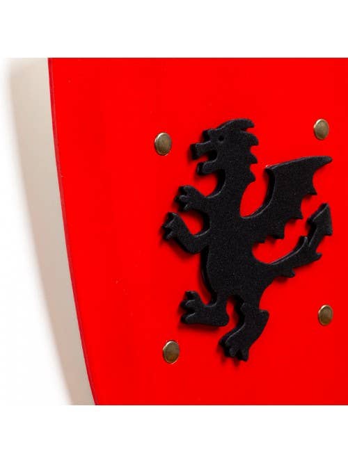 Red Kamelot Shield with Dragon S