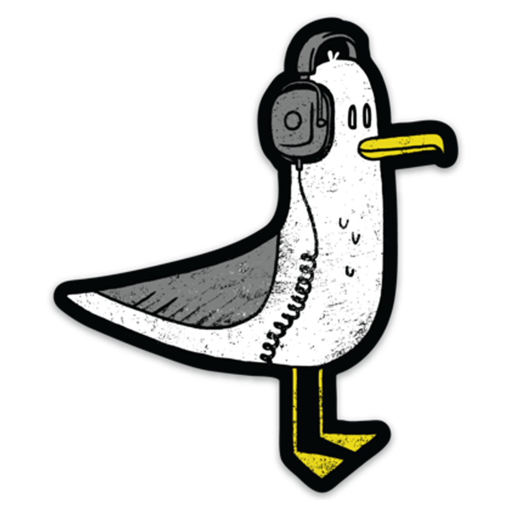 Autocollant Mouette