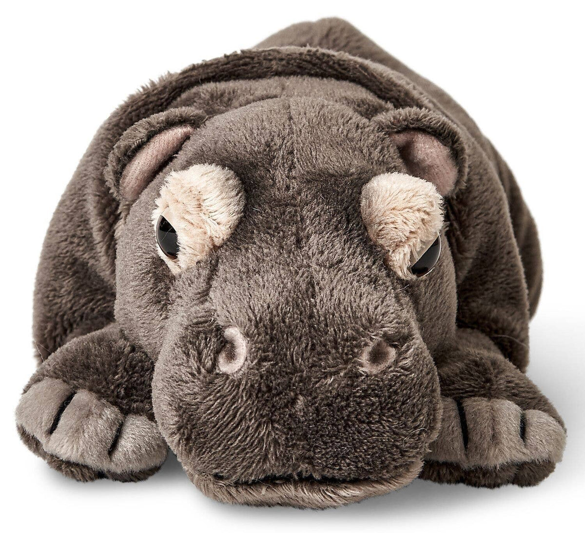 Lying hippo plush