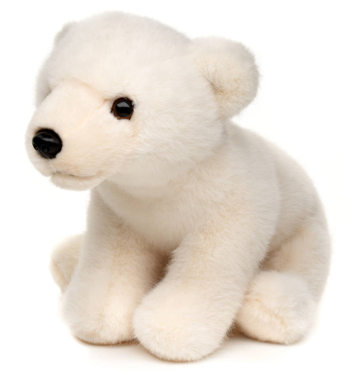 Sitting polar bear plush