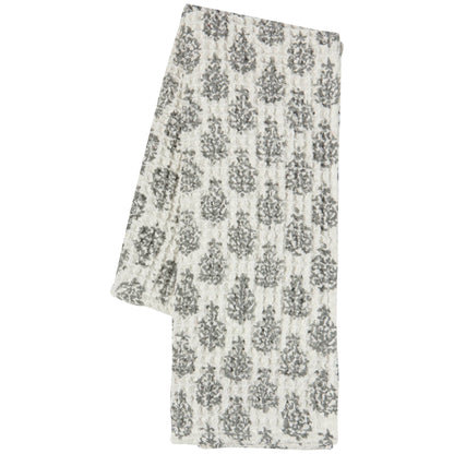Blomma theedoek met blokprint