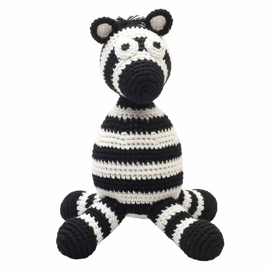 Crochet Plush Toy - Black Zebra