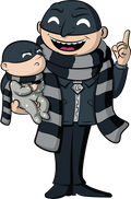 Figurine Heist Gru and Baby Gru