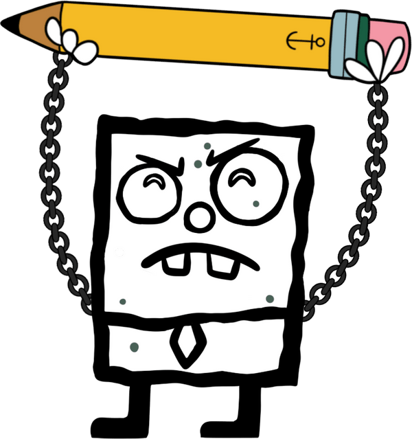 DoodleBob Pin