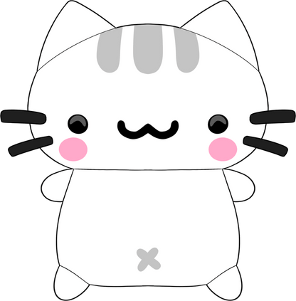 Silly Cat Plush (9in)
