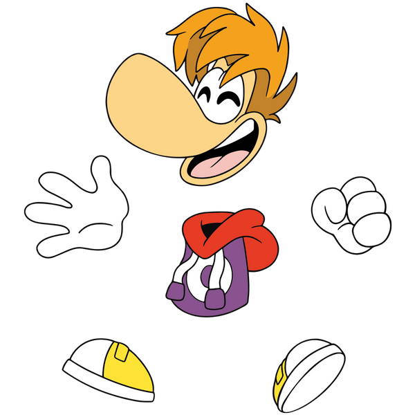 Rayman Pin Set