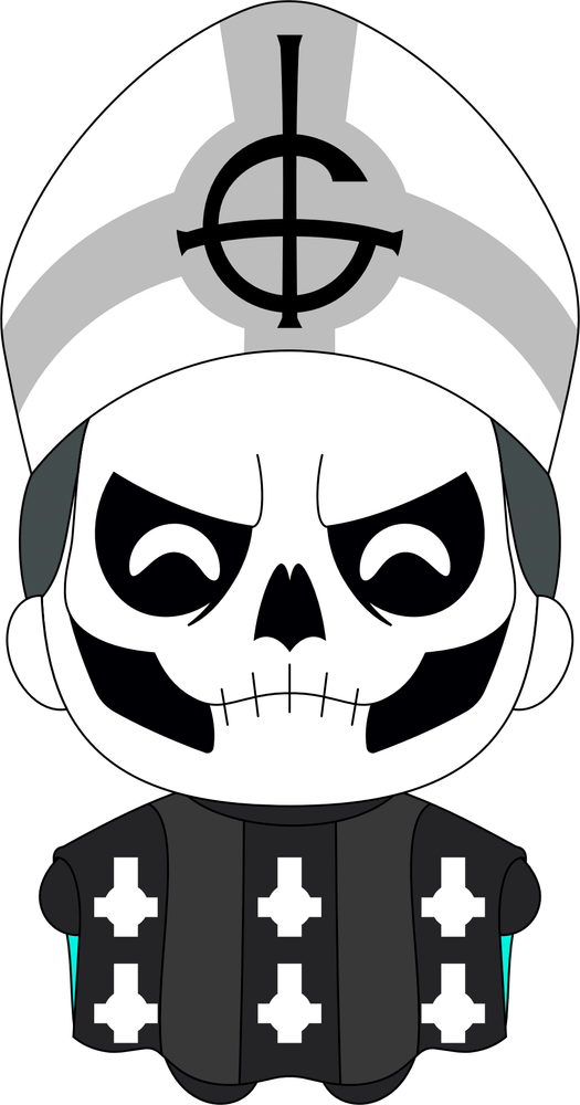 Pope II Keychain (5in)