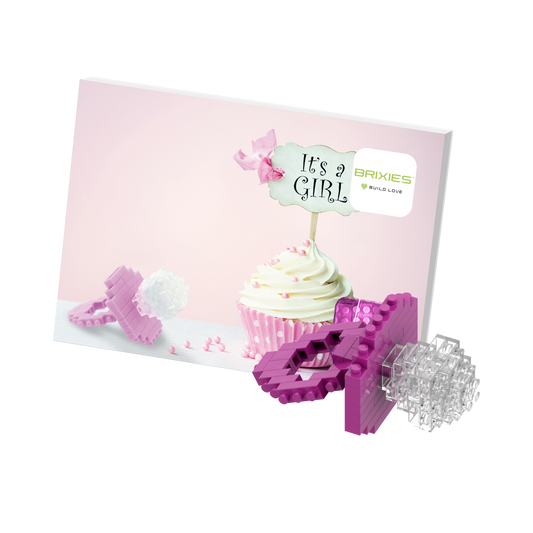 BRIXIES Postcard Baby Girl
