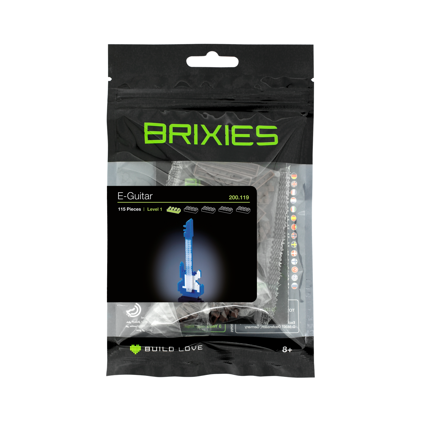 BRIXIES Electric Guitar blue