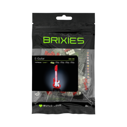 BRIXIES Red Electric Guitar