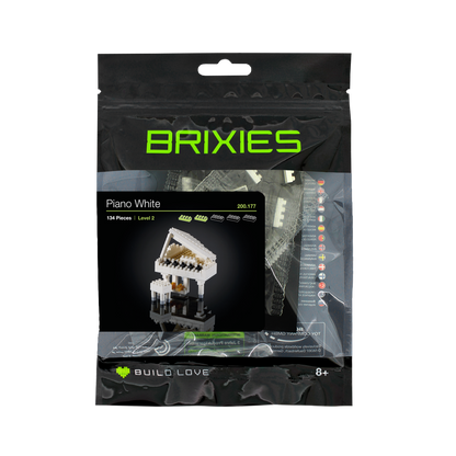 BRIXIES Piano (Grand) White
