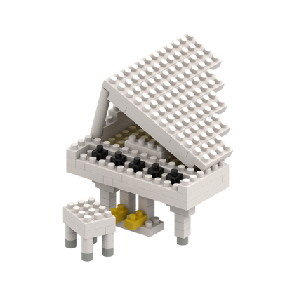 BRIXIES Piano (Grand) White
