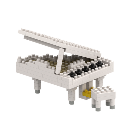 BRIXIES Piano (Grand) White