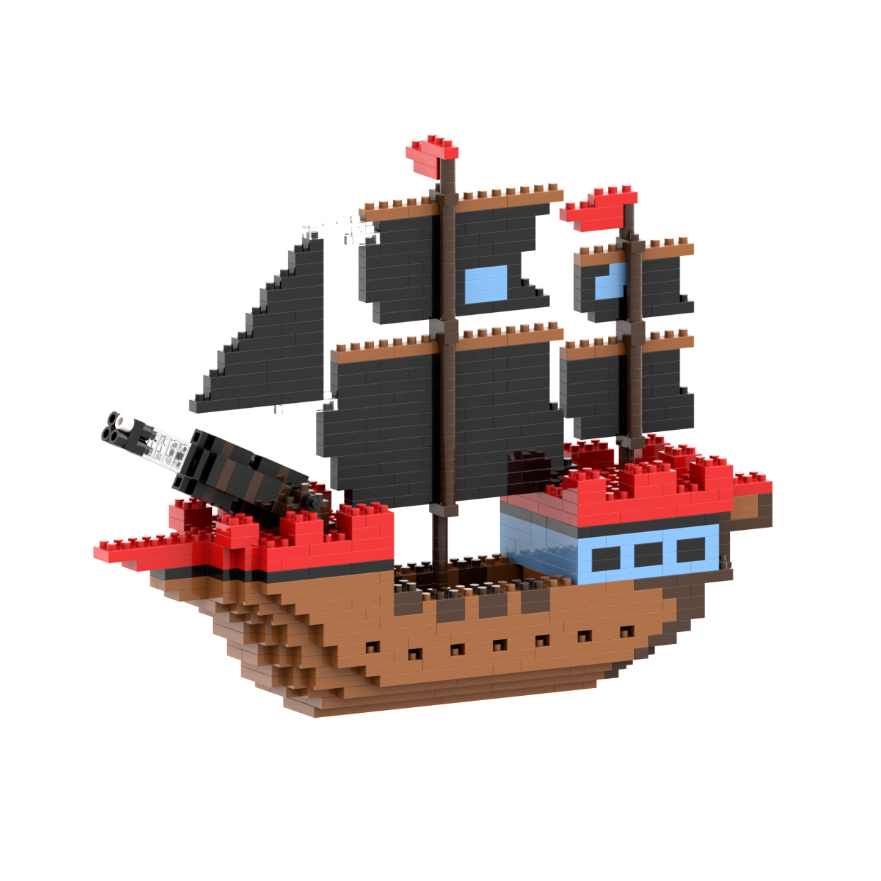 BRIXIES Pirate Ship