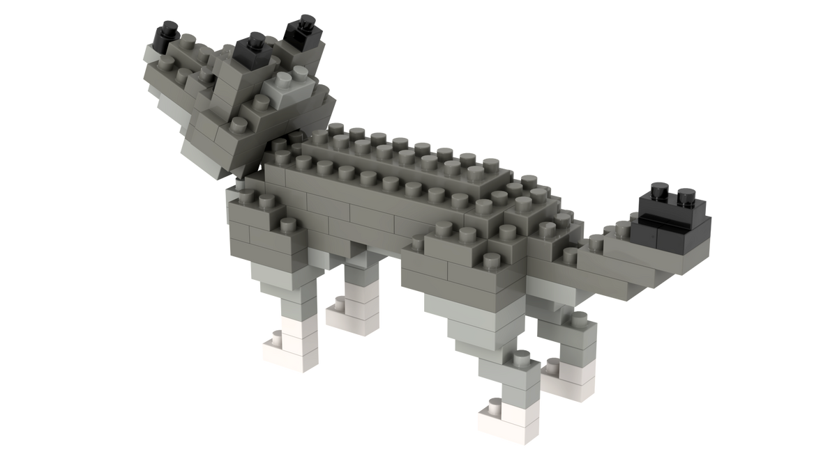 BRIXIES Wolf Dark Grey