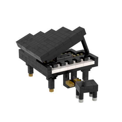 BRIXIES Piano (Grand) Black