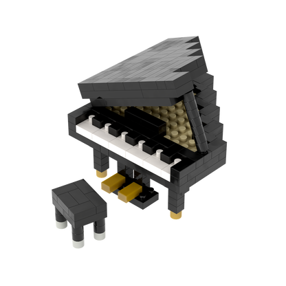 BRIXIES Piano (Grand) Black