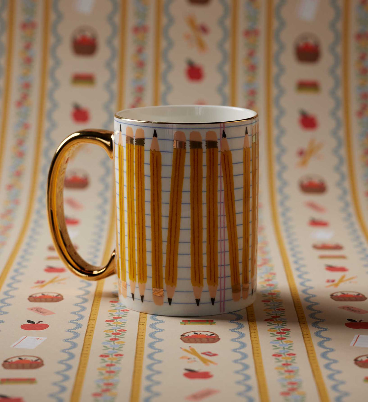 Mug en porcelaine Crayons
